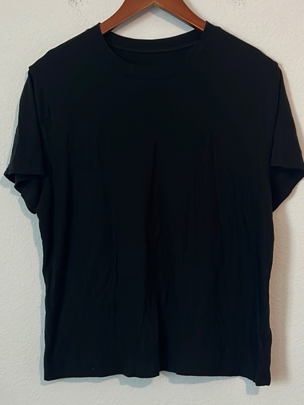 Men's Classic Black Crew Neck T-Shirt